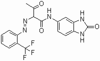 Pigment-Yellow-154-molekulare-Struktura