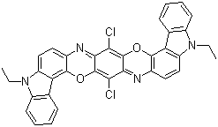 Pigment-violet-23-molekulare-Struktura